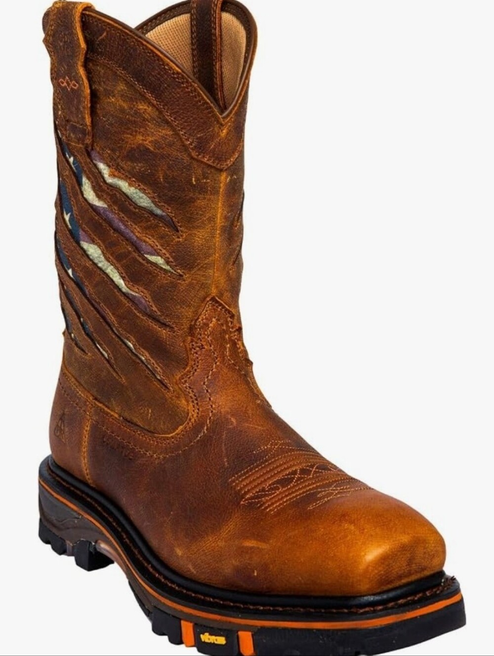 Cody James Mens Square Toe Work Boots